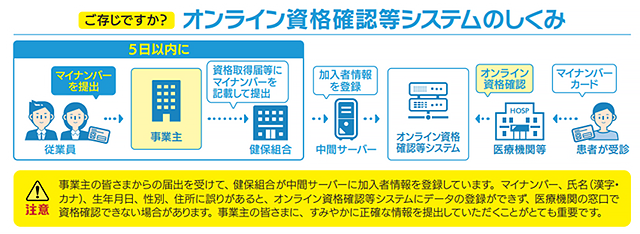 オンライン資格確認等のしくみ